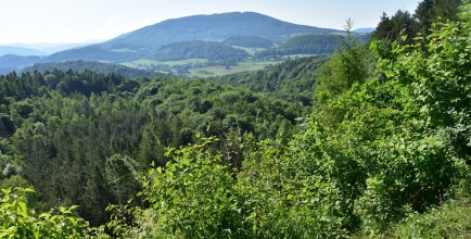 Goleszów, widok na Czantorię